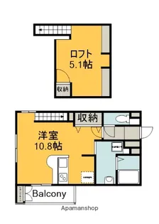 CD CRYSTAL Ⅰ【1階】の間取り