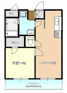 メゾン千田【4階】の間取り