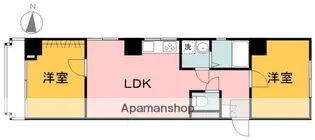 鷹野橋マンション【10階】の間取り
