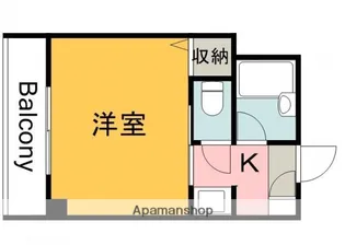 比治山エコテラス【6階】の間取り