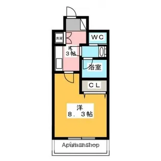 メルポート白島【3階】の間取り