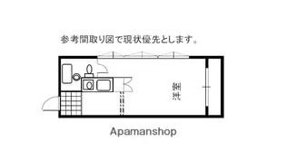 1Kの間取り画像
