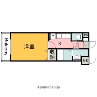広島県広島市安佐南区大塚西3丁目【マンション】の間取り