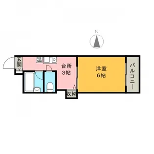 レジデンス東雲【4階】の間取り