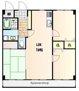CaroCasaA棟【2階】の間取り