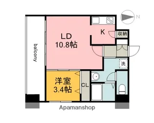 ペルソナ大手町【8階】の間取り