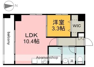 ペルソナ大手町【9階】の間取り