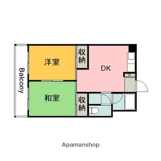 二宮ビル【4階】の間取り