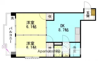 第2柴田ビル【4階】の間取り