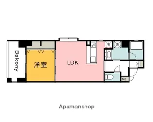 ラフィネ(舟入中町)【5階】の間取り