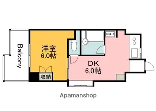 光レジデンス【6階】の間取り