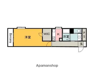 ロアール松川町【5階】の間取り