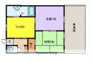 ブランミュール【1階】の間取り