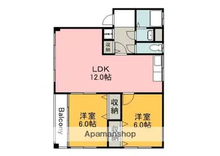 サニーベル牛田【1階】の間取り