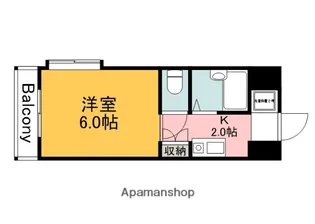アヴニール古市橋【301号室】の間取り