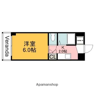 アヴニール古市橋【309号室】の間取り