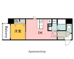 LION鶴見【7階】の間取り