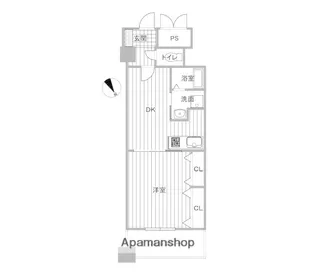 並木ウイング【8階】の間取り