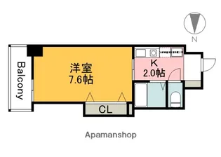 関本大町ビル【7階】の間取り