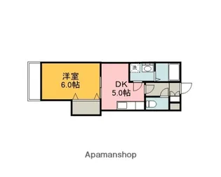マンション春夏秋冬【6階】の間取り