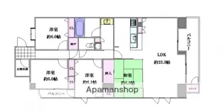フローレンス上幟町グランドアーク弐番館【14階】の間取り