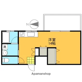 ハレルSA1ビル【403号室】の間取り