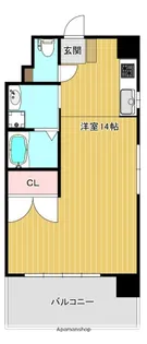 ハレルSA1ビル【7階】の間取り