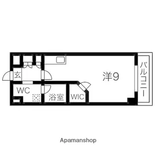 リーベングランツ平和大通り【7階】の間取り