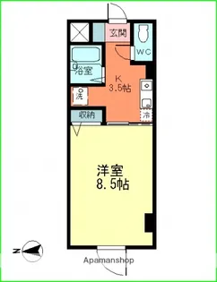 十日市レスト【4階】の間取り