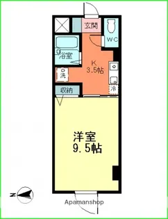 十日市レスト【5階】の間取り