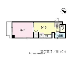 田川ビル【5階】の間取り