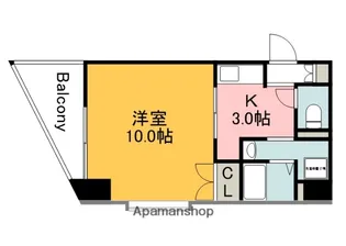 プライムコートK【5階】の間取り