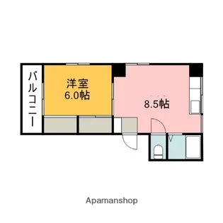 ハイタウン榎町【5階】の間取り