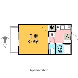 リベラルコート柴【2階】の間取り