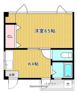 パームビラ【4階】の間取り