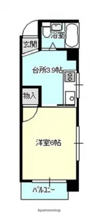 ラバーズ出汐【5階】の間取り