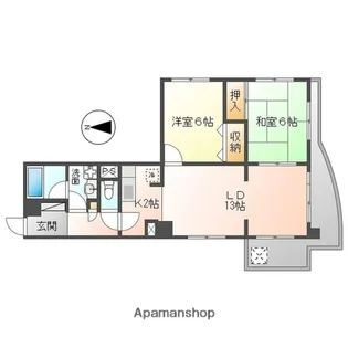 松川ビル【3階】の間取り