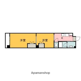 ル・クール上幟町【8階】の間取り