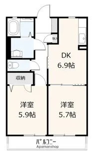 グレースコートAKI【2階】の間取り