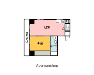 セブンセブンきむら【5階】の間取り