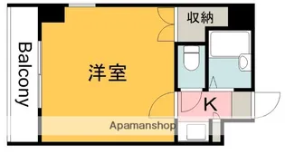 パークリッジMN【405号室】の間取り