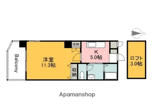 第13平勝ビル【4階】の間取り