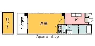 第13平勝ビル【5階】の間取り