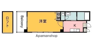 第13平勝ビル【2階】の間取り