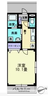 フォブール銀河Ⅱ【1階】の間取り