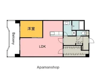 LA宇宙【2階】の間取り