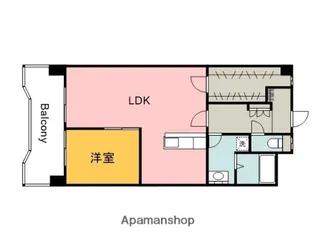 LA宇宙【4階】の間取り