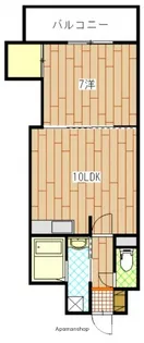 ベルパッソ平和公園【2階】の間取り