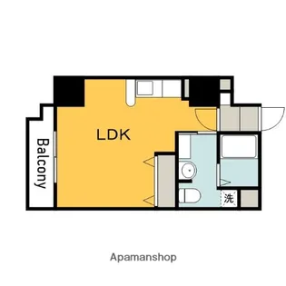 KATAYAMABLDG22【6階】の間取り