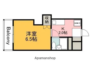 第3中川コーポラス【7階】の間取り